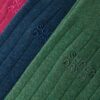 3-pack unisex-strumpor i Organic Cotton med ribbad mudd