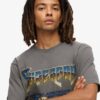 70-talsrock-T-shirt med tryck