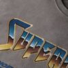 70-talsrock-T-shirt med tryck