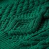 Aran-polotröja med kabelstickning