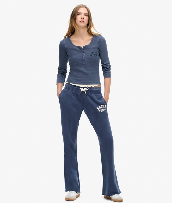 Athletic Button Down långärmad topp Athletic Button Down långärmad topp