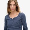 Athletic Button Down långärmad topp Athletic Button Down långärmad topp