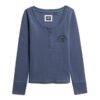 Athletic Button Down långärmad topp Athletic Button Down långärmad topp