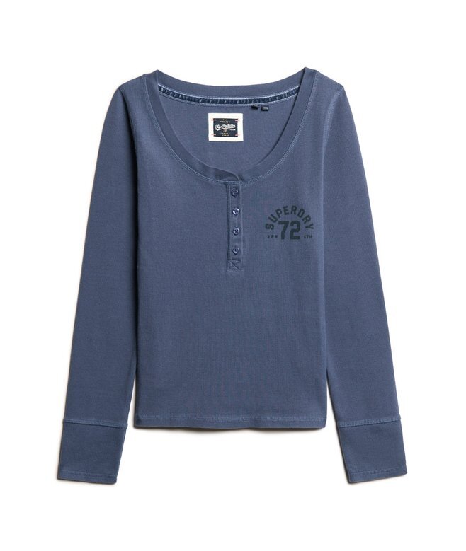 Athletic Button Down långärmad topp Athletic Button Down långärmad topp