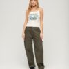 Athletic College Graphic Rib Cami Top Athletic College Graphic Rib Cami Top