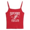 Athletic College Graphic Rib Cami Top Athletic College Graphic Rib Cami Top