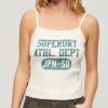Athletic College Graphic Rib Cami Top Athletic College Graphic Rib Cami Top
