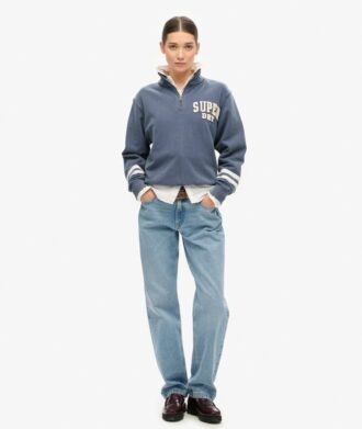 Athletic Essentials Applique Half Zip Sweatshirt