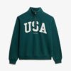 Athletic Essentials Applique Half Zip Sweatshirt