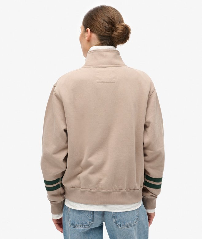 Athletic Essentials Applique Half Zip Sweatshirt Athletic Essentials Applique Half Zip Sweatshirt