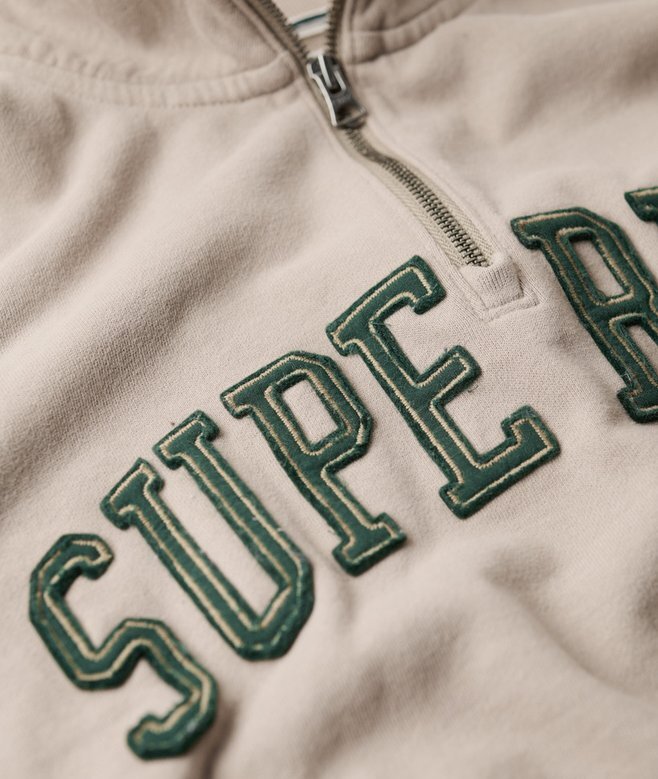 Athletic Essentials Applique Half Zip Sweatshirt Athletic Essentials Applique Half Zip Sweatshirt