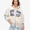 Athletic Essentials Applique Loose Zip Track Top Athletic Essentials Applique Loose Zip Track Top