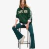Athletic Essentials Applique Loose Zip Track Top Athletic Essentials Applique Loose Zip Track Top