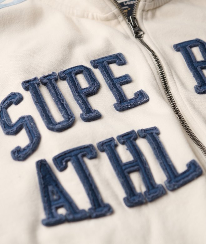 Athletic Essentials Applique Loose Zip Track Top Athletic Essentials Applique Loose Zip Track Top