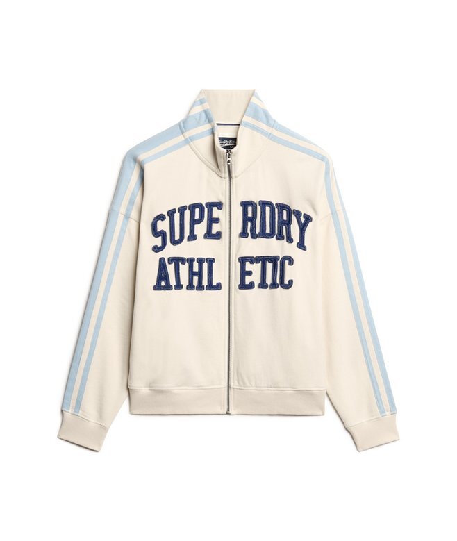 Athletic Essentials Applique Loose Zip Track Top Athletic Essentials Applique Loose Zip Track Top