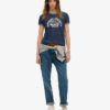 Athletic Essentials Beach Graphic Ringer T-shirt