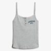 Athletic Essentials Broderad Cami-top med knappar Athletic Essentials Broderad Cami-top med knappar