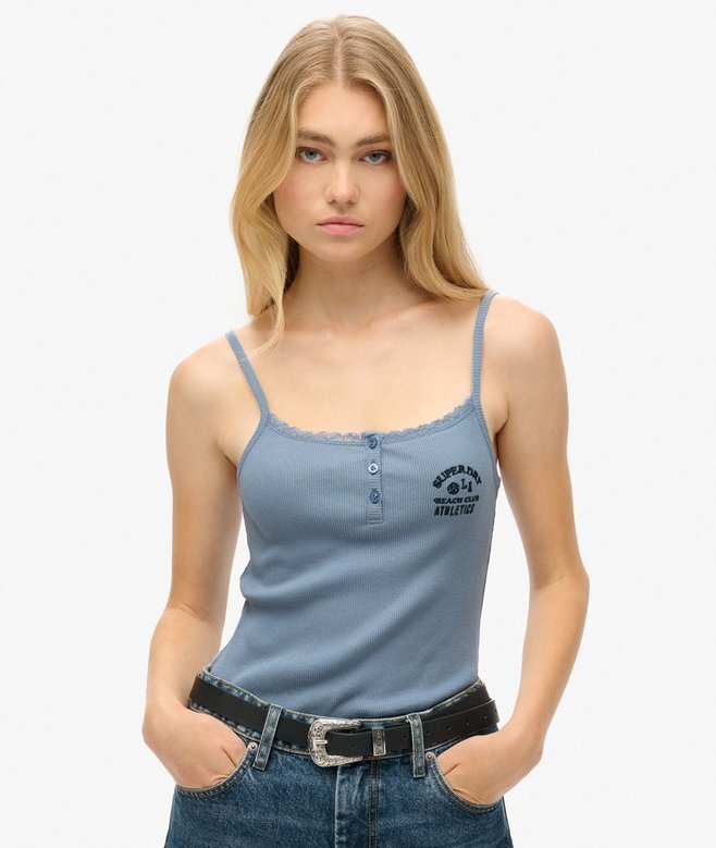 Athletic Essentials Cami-top med knappar Athletic Essentials Cami-top med knappar