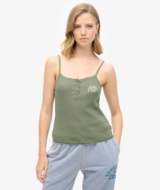 Athletic Essentials Cami-top med knappar