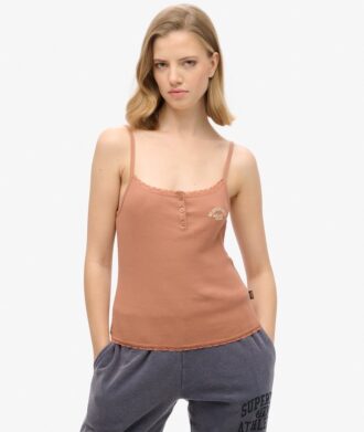 Athletic Essentials Cami-top med knappar