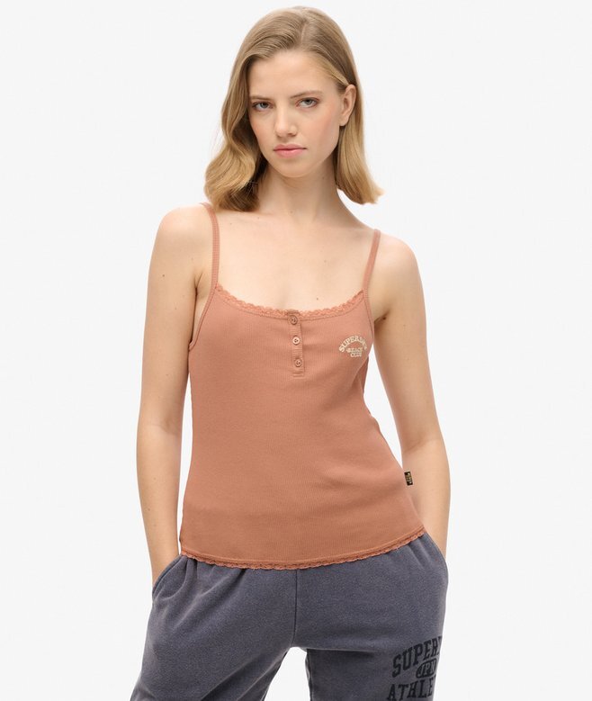 Athletic Essentials Cami-top med knappar Athletic Essentials Cami-top med knappar