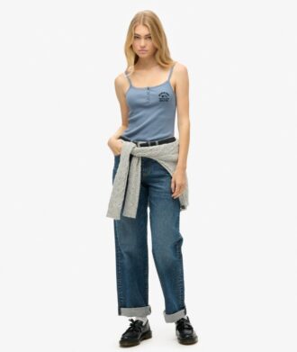 Athletic Essentials Cami-top med knappar