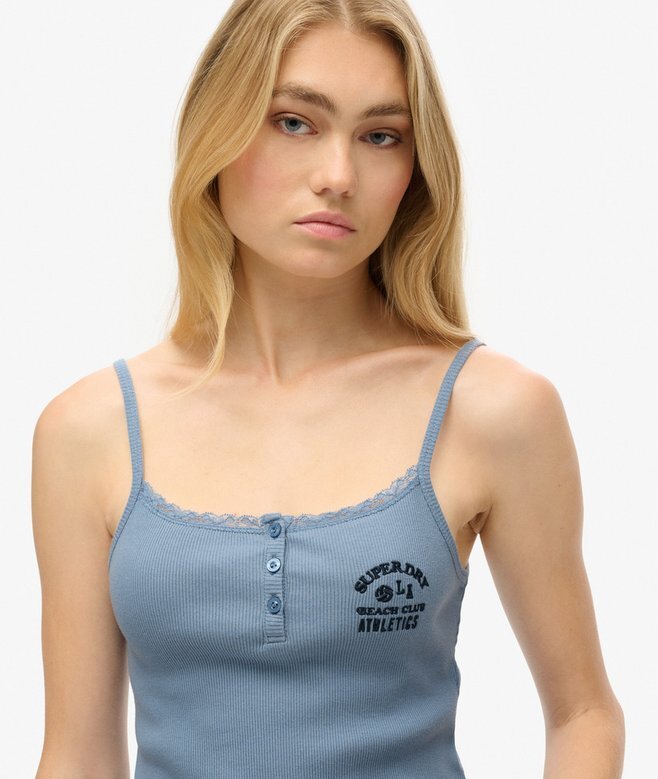 Athletic Essentials Cami-top med knappar Athletic Essentials Cami-top med knappar