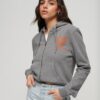 Athletic Essentials Crop Zip Hoodie