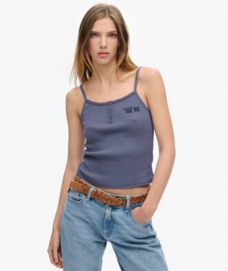 Athletic Essentials Graphic Button Cami