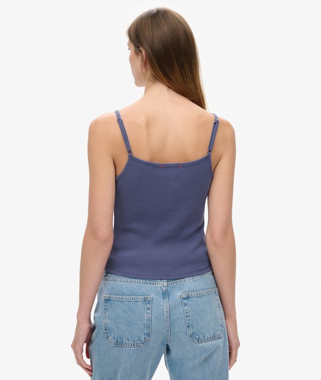 Athletic Essentials Graphic Button Cami Athletic Essentials Graphic Button Cami