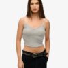 Athletic Essentials kort topp med spetskant Athletic Essentials kort topp med spetskant