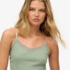 Athletic Essentials kort topp med spetskant Athletic Essentials kort topp med spetskant