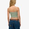 Athletic Essentials kort topp med spetskant Athletic Essentials kort topp med spetskant