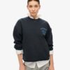 Athletic Essentials Loose Crop Crew Sweatshirt Athletic Essentials Loose Crop Crew Sweatshirt