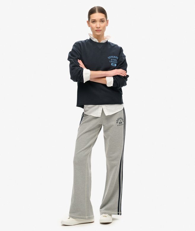 Athletic Essentials Loose Crop Crew Sweatshirt Athletic Essentials Loose Crop Crew Sweatshirt