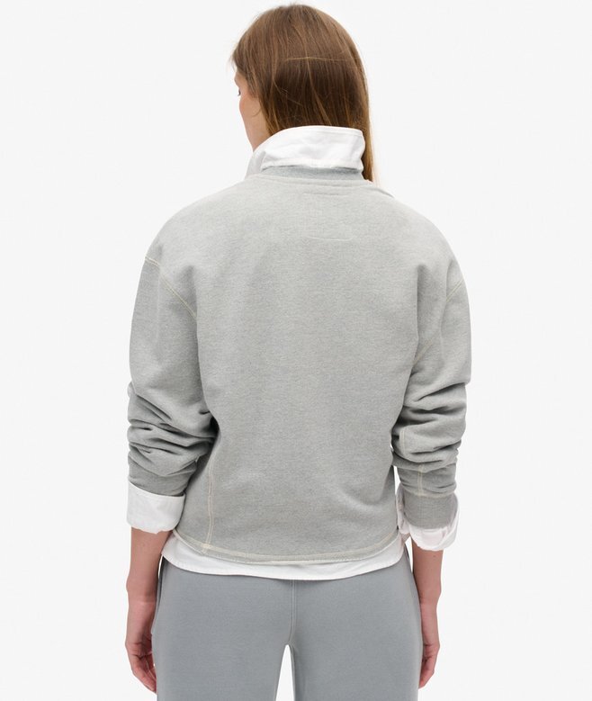 Athletic Essentials Loose Crop Crew Sweatshirt Athletic Essentials Loose Crop Crew Sweatshirt