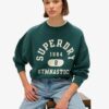 Athletic Essentials Oversized-Sweatshirt med tryck