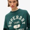 Athletic Essentials Oversized-Sweatshirt med tryck