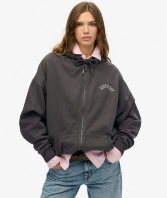 Athletic Essentials Oversized Zip Hoodie Athletic Essentials Oversized Zip Hoodie