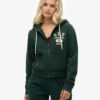 Athletic Essentials Relaxed Crop Zip-Hoodie Athletic Essentials Relaxed Crop Zip-Hoodie