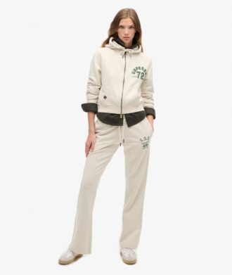 Athletic Essentials Relaxed Crop Zip-Hoodie
