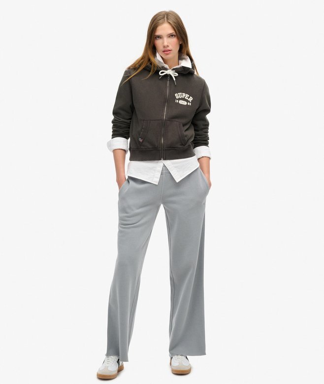 Athletic Essentials Relaxed Crop Zip-Hoodie Athletic Essentials Relaxed Crop Zip-Hoodie