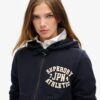 Athletic Essentials Relaxed Crop Zip-Hoodie Athletic Essentials Relaxed Crop Zip-Hoodie
