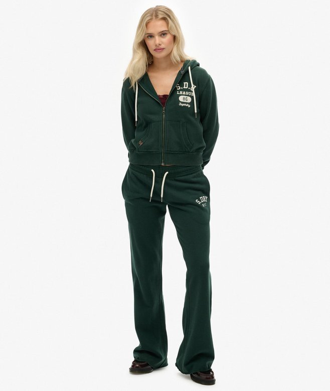 Athletic Essentials Relaxed Crop Zip-Hoodie Athletic Essentials Relaxed Crop Zip-Hoodie