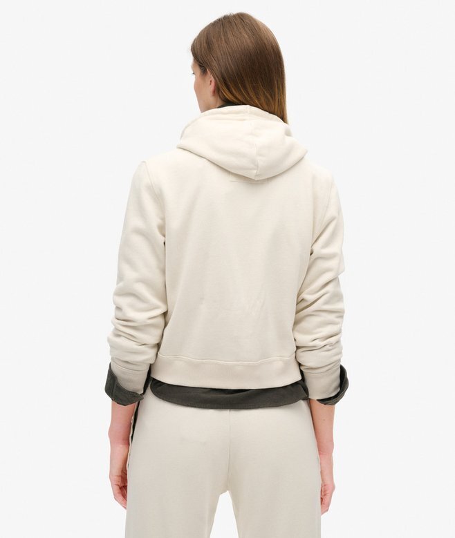 Athletic Essentials Relaxed Crop Zip-Hoodie Athletic Essentials Relaxed Crop Zip-Hoodie