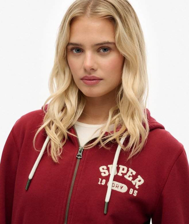 Athletic Essentials Relaxed Crop Zip-Hoodie Athletic Essentials Relaxed Crop Zip-Hoodie