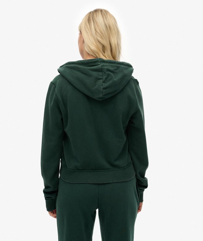 Athletic Essentials Relaxed Crop Zip-Hoodie Athletic Essentials Relaxed Crop Zip-Hoodie