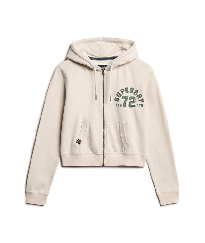 Athletic Essentials Relaxed Crop Zip-Hoodie Athletic Essentials Relaxed Crop Zip-Hoodie