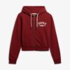 Athletic Essentials Relaxed Crop Zip-Hoodie Athletic Essentials Relaxed Crop Zip-Hoodie