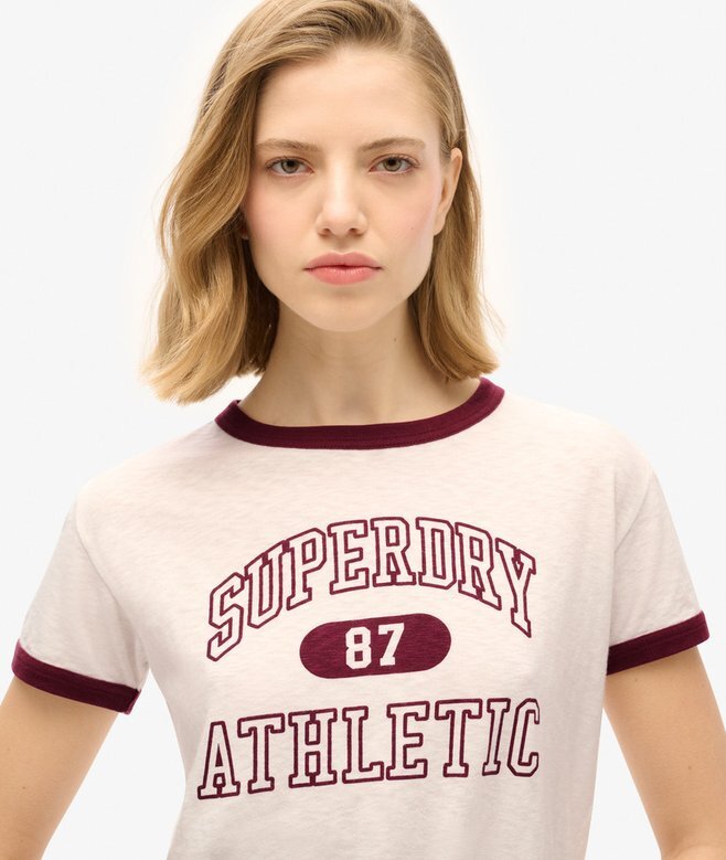 Athletic Essentials Ringer Fitted T-shirt Athletic Essentials Ringer Fitted T-shirt